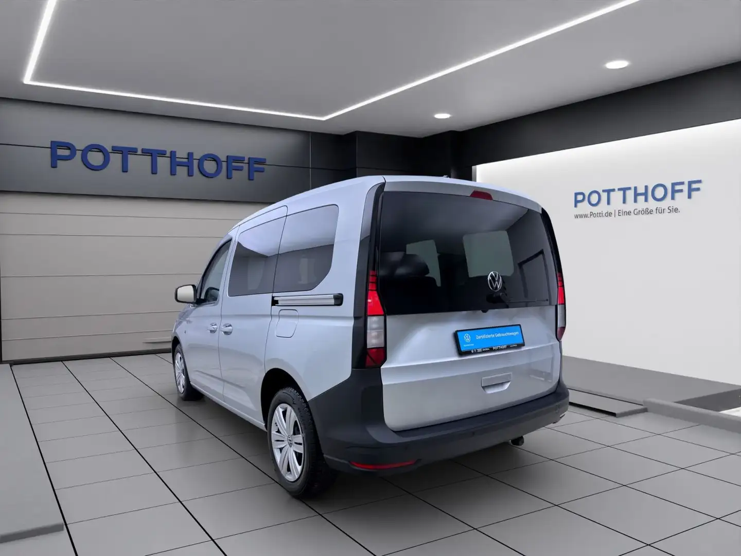 Volkswagen Caddy 2.0 TDI KOMBI KR PDC KAMERA KLIMA AHK Silber - 2