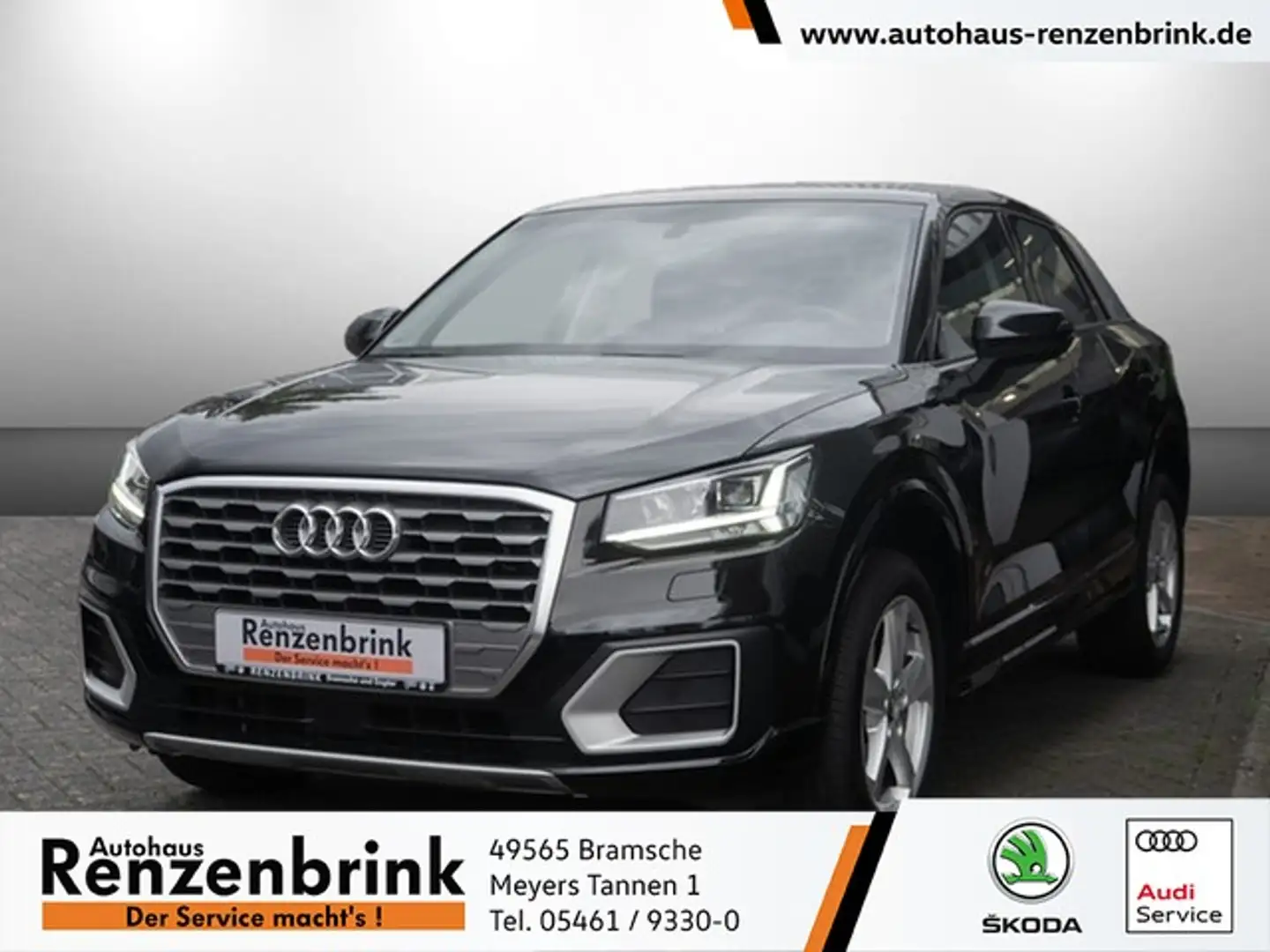 Audi Q2 35 TFSI sport AHK+NAVI+LED Noir - 1