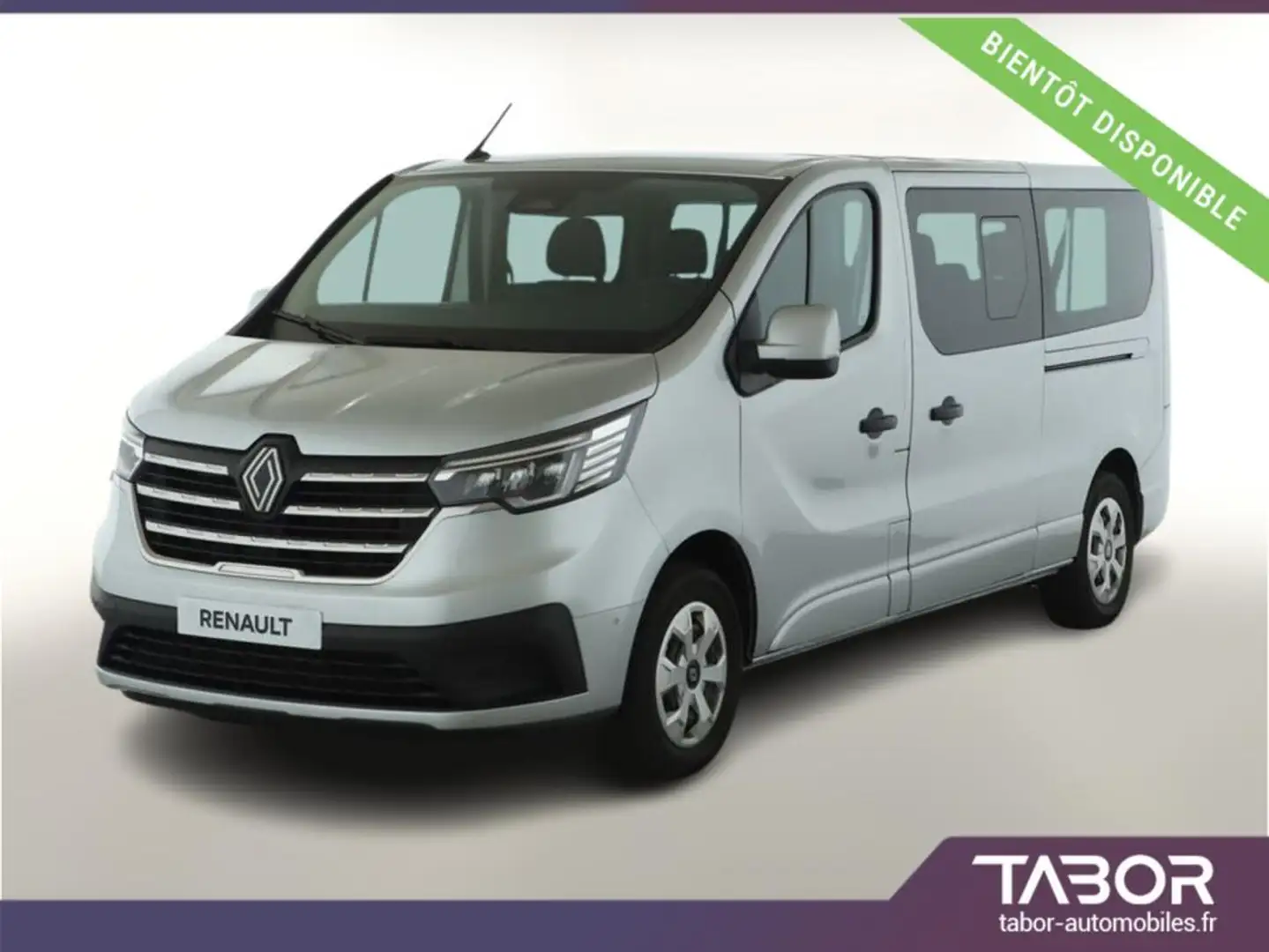 Renault Trafic Grand Evolution 150 sièges chauf Gris - 1