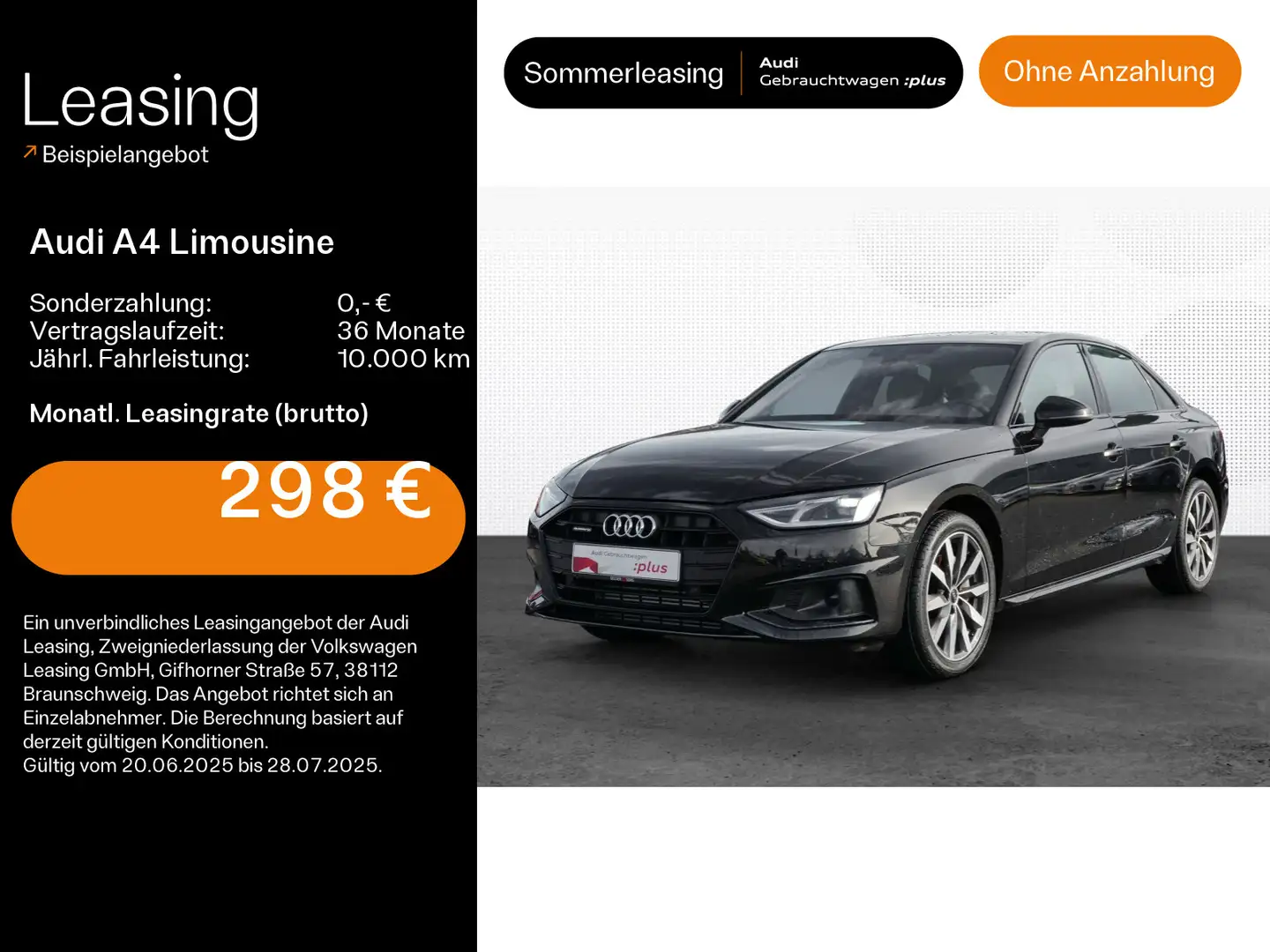 Audi A4 40 TFSI quattro LED*RFK*Virtual Noir - 1