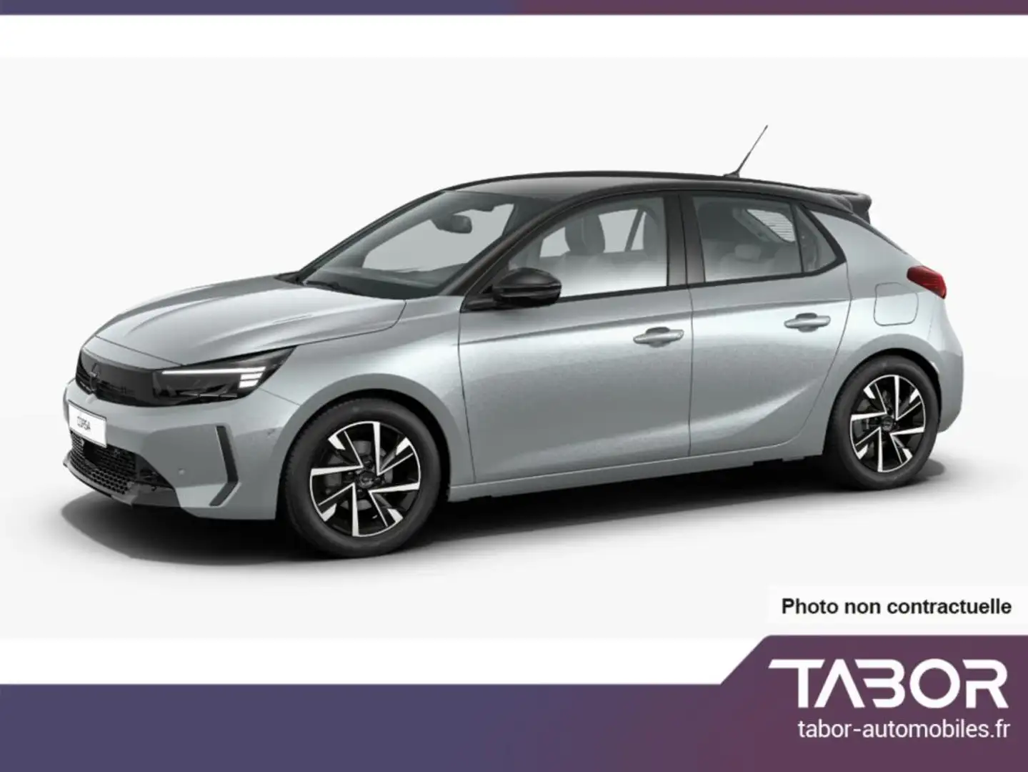 Opel Corsa 1.2 100 AT8 GS TechP Cam PDC 10"-DAB Argent - 2