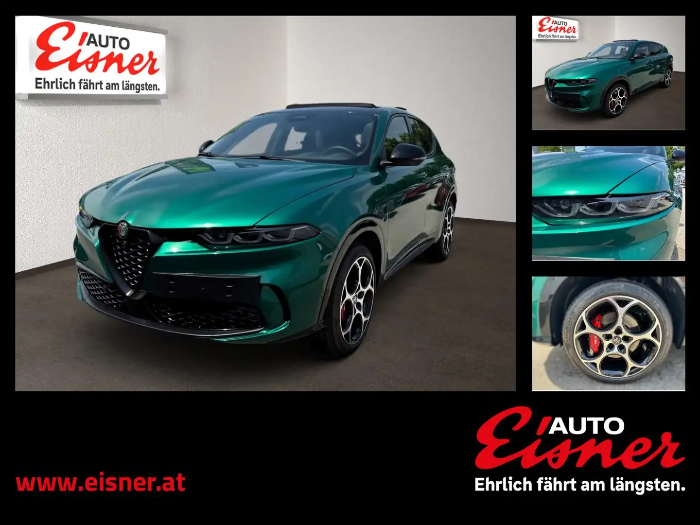 Alfa Romeo Tonale 1.3 PHEV SPRINT 280PS Allrad Veloce Paket Grün - 1