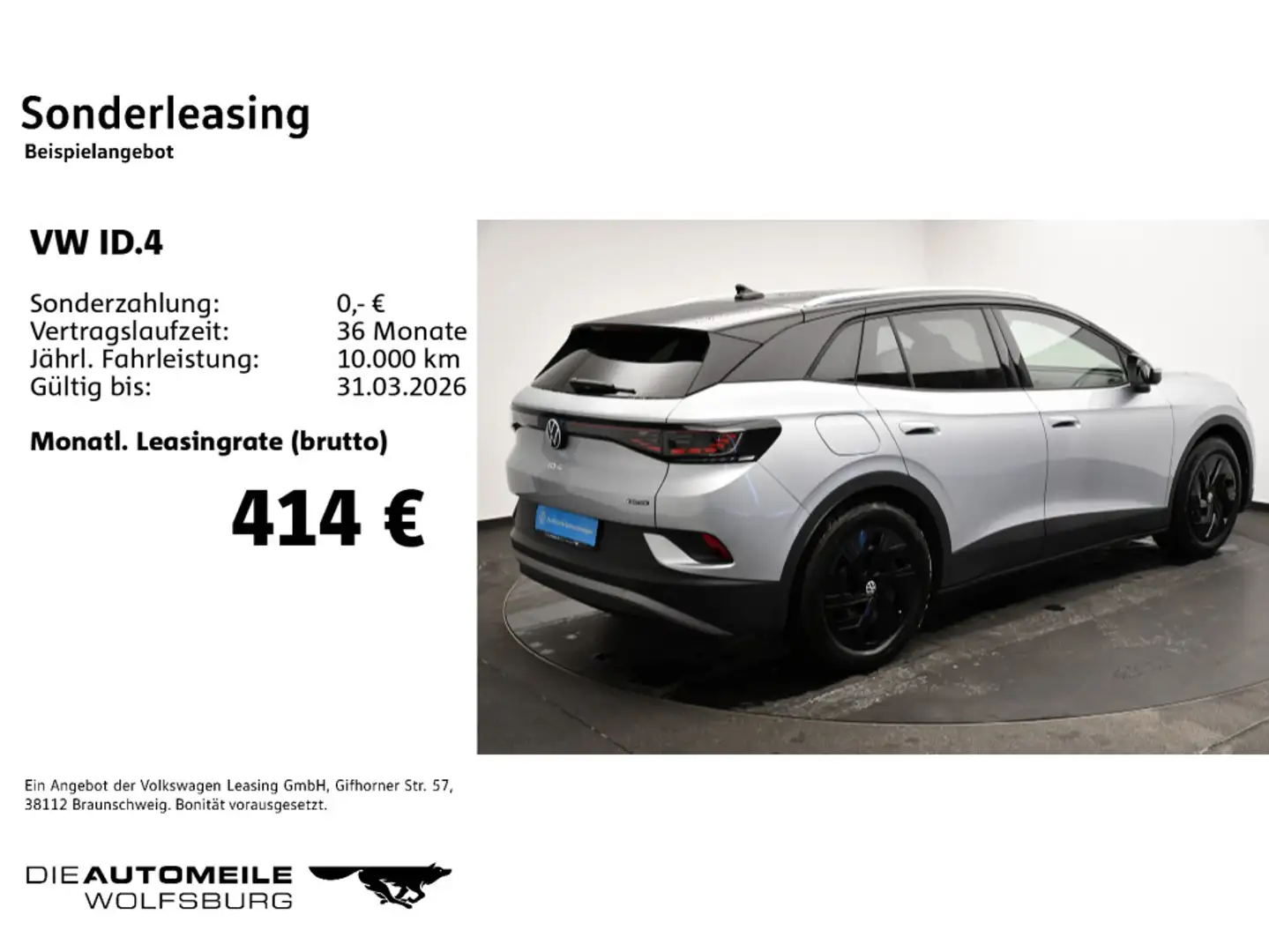 Volkswagen ID.4 4Motion Pro Matrix/ACC/AHK Silber - 2