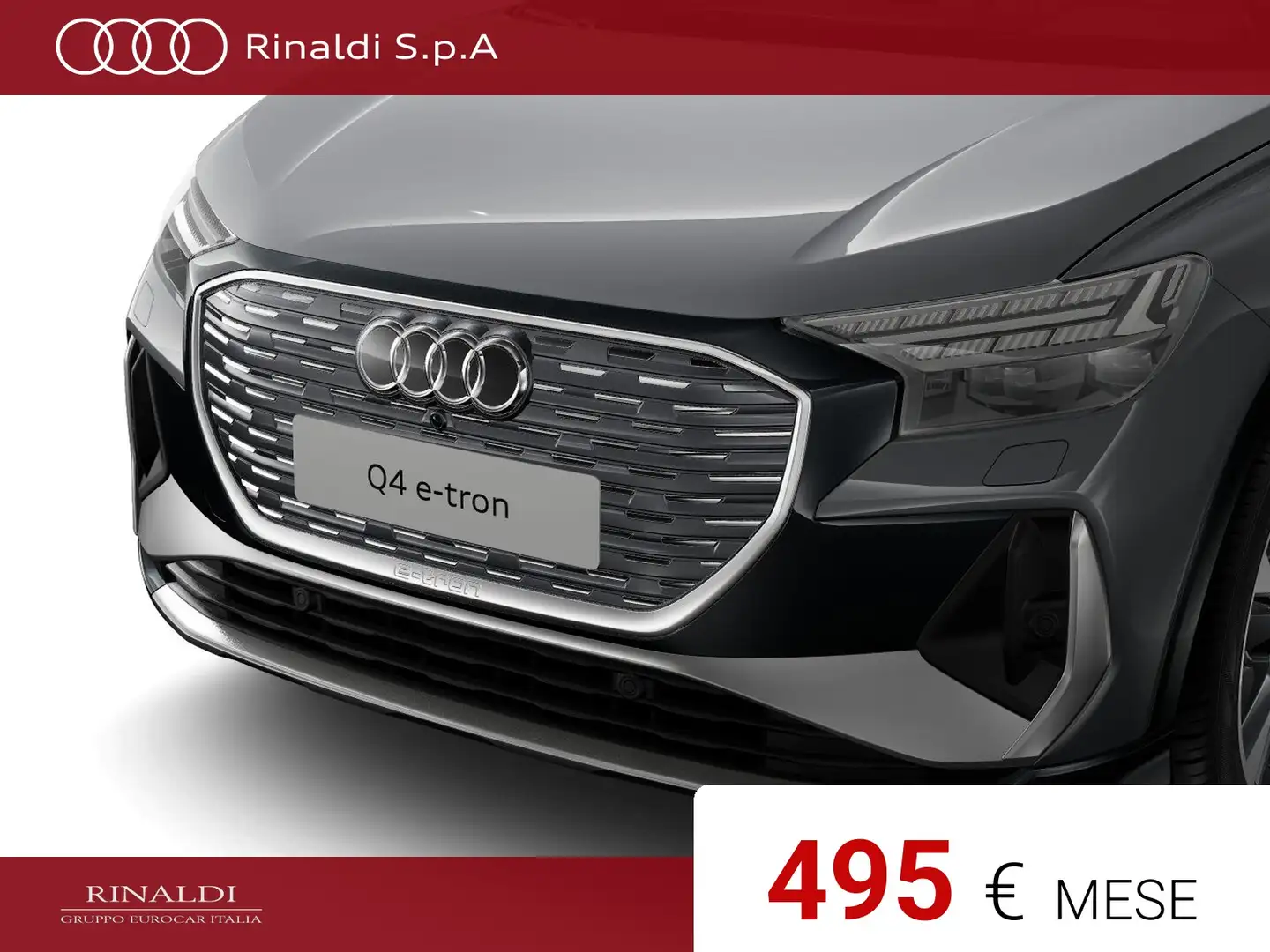 Audi Q4 e-tron sportback e-tron 45 business quattro 286cv Grigio - 2