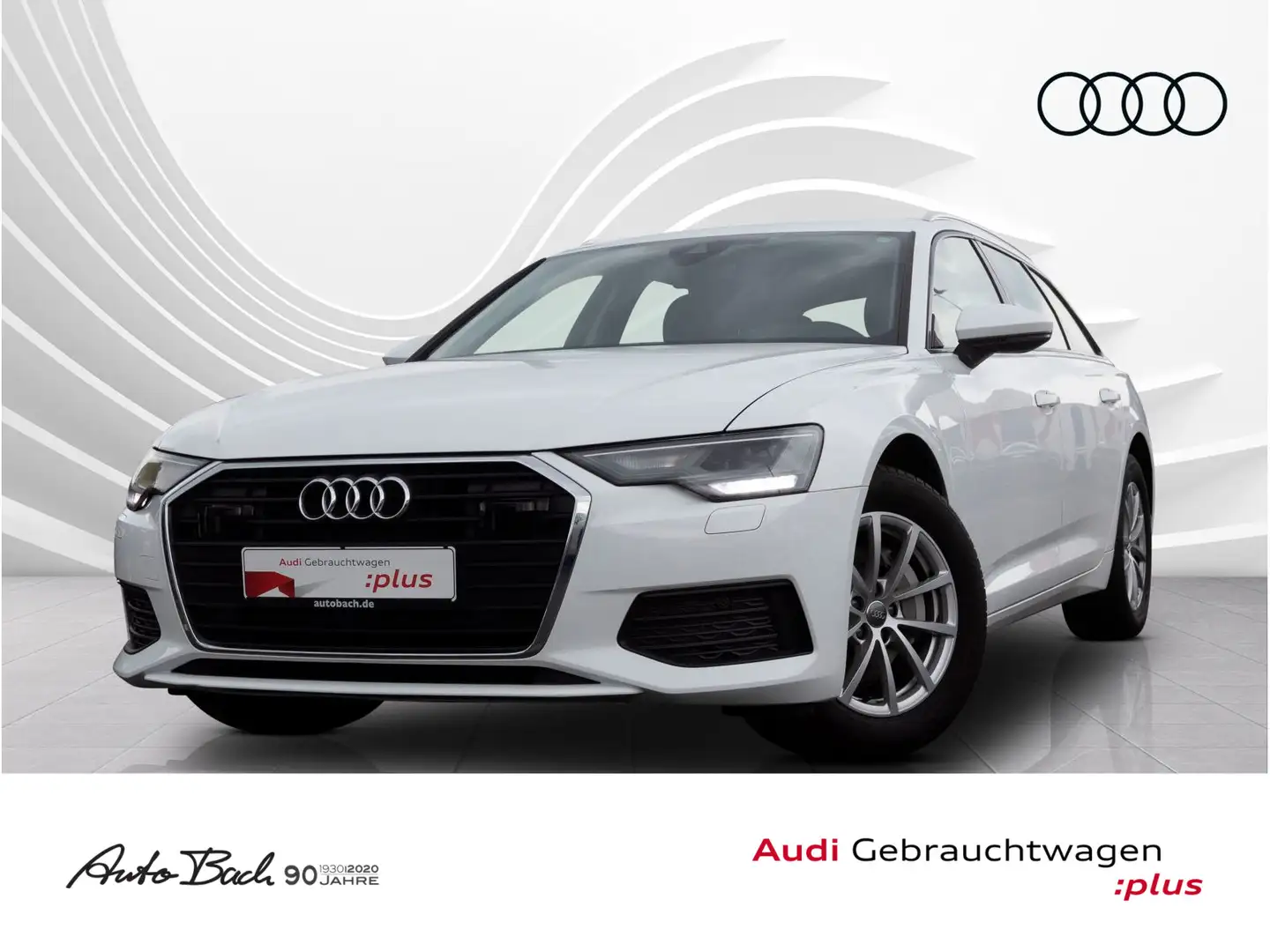 Audi A6 40 TDI Stronic Navi LED HuD ACC EPH Weiß - 1