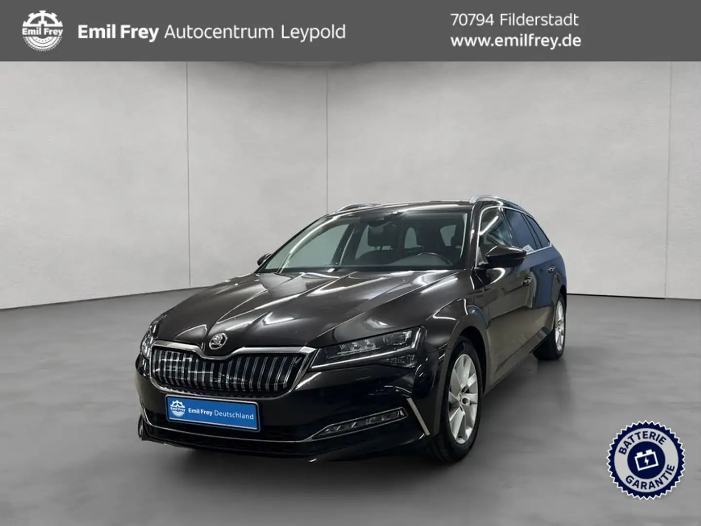 Skoda Superb Combi 1.4 TSI iV DSG AHK Pano Коричневий - 1