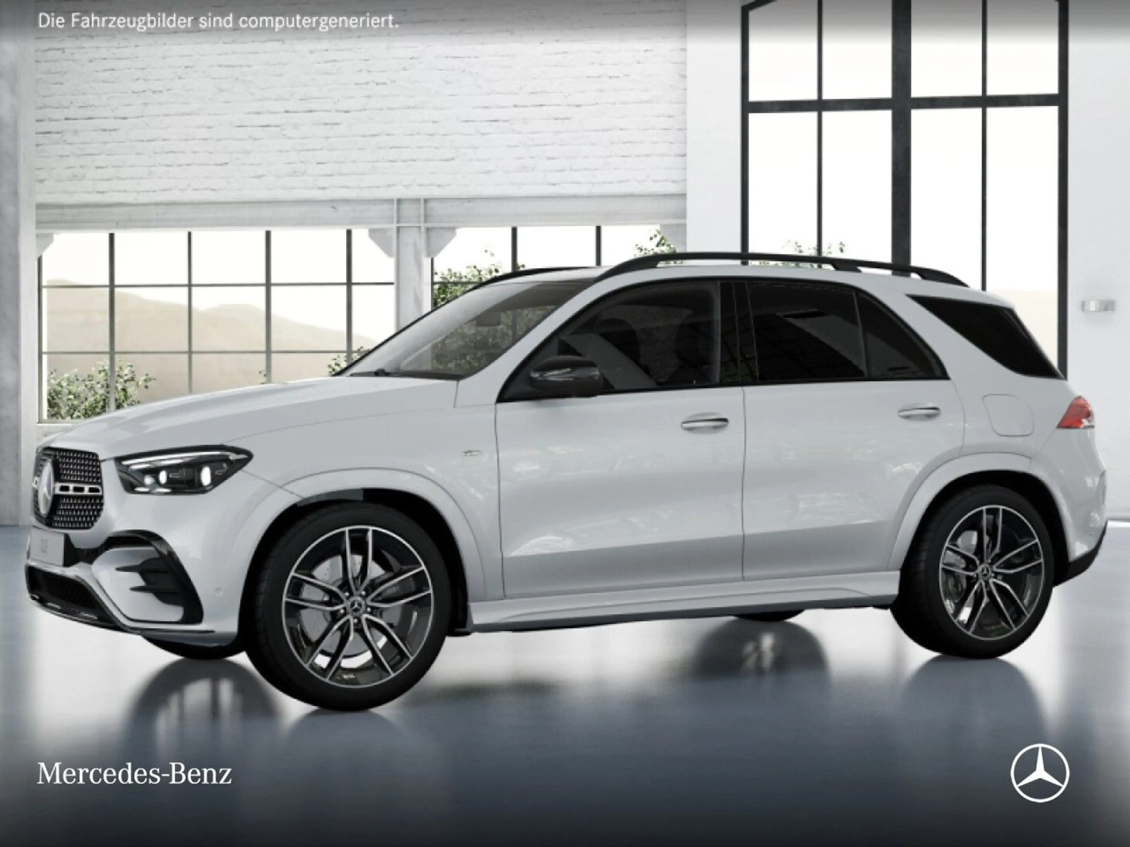 Mercedes-Benz GLE 350 de 4M AMG+NIGHT+PANO+360+AHK+MULTIBEAM+22" — photo 3