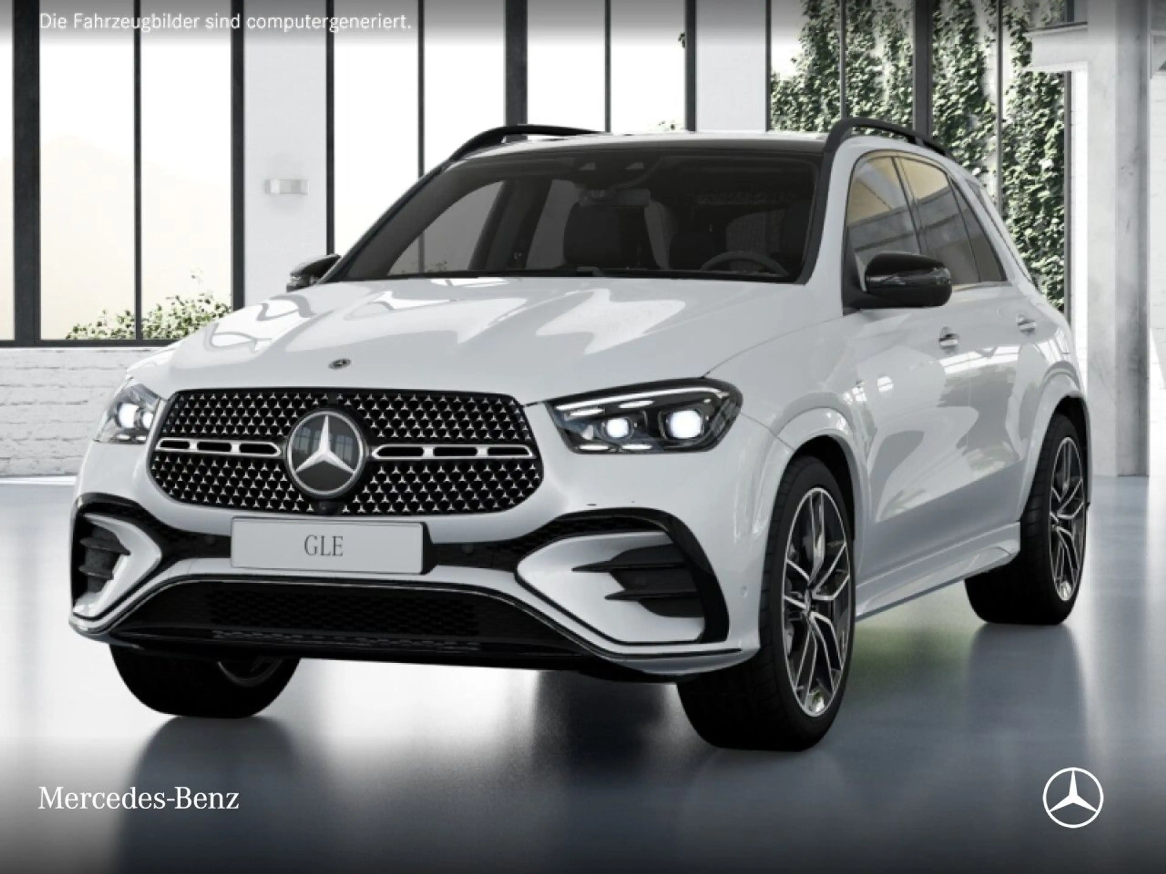 Mercedes-Benz GLE 350 de 4M AMG+NIGHT+PANO+360+AHK+MULTIBEAM+22" — photo 2