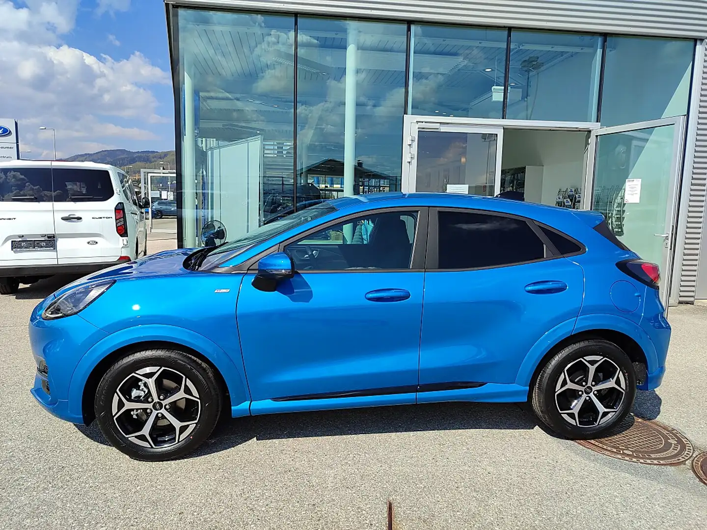 Ford Puma 1,0 EcoBoost Hybrid ST-Line Blau - 2