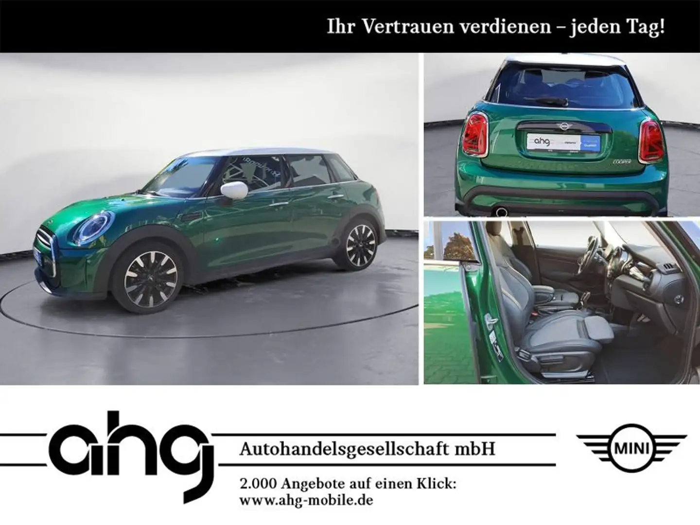 MINI Cooper Classic Trim Automatikgetriebe Klimaautom Grün - 1