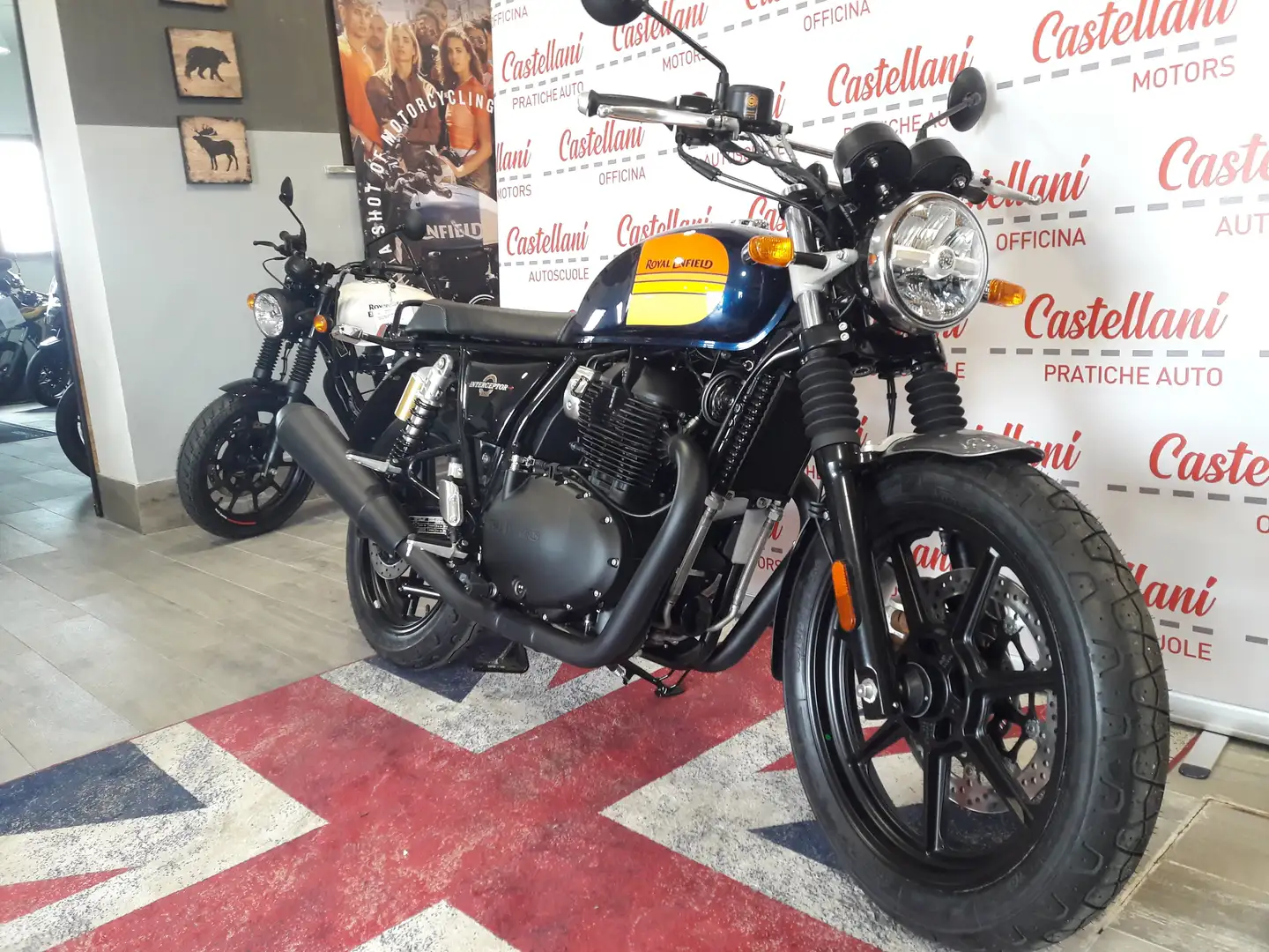 Royal Enfield Interceptor Interceptor 650cc Barcelona Blue Albastru - 1