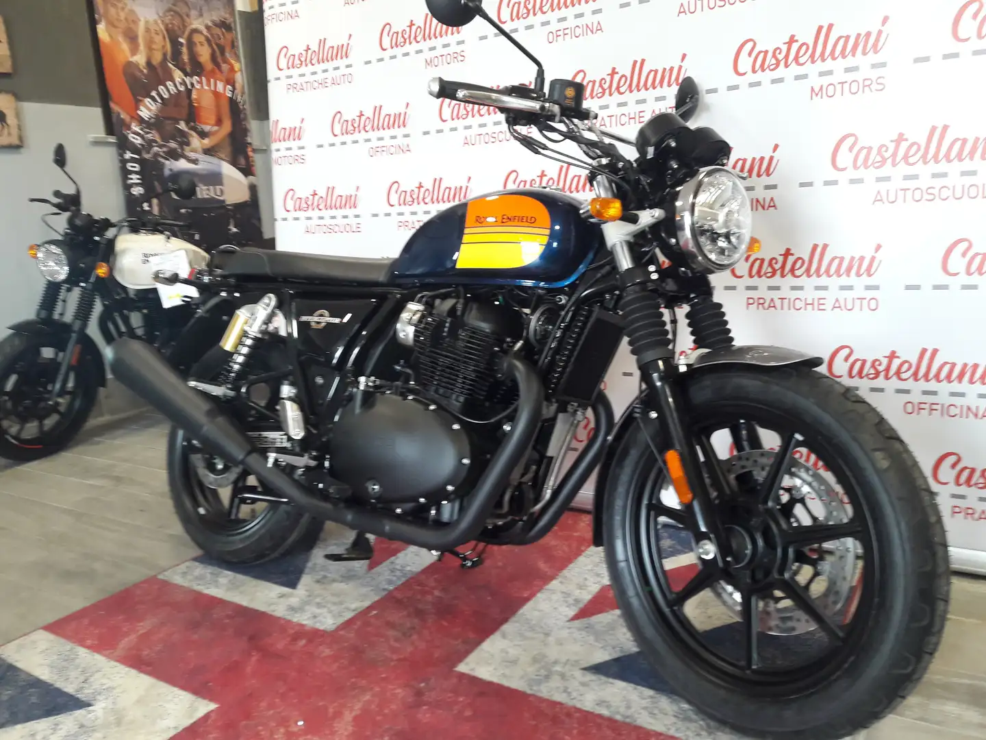 Royal Enfield Interceptor Interceptor 650cc Barcelona Blue Albastru - 2