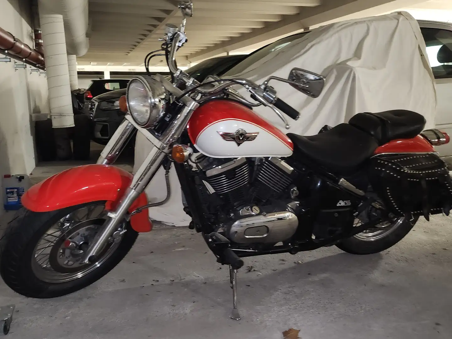 Kawasaki VN 800 Classic Roşu - 1