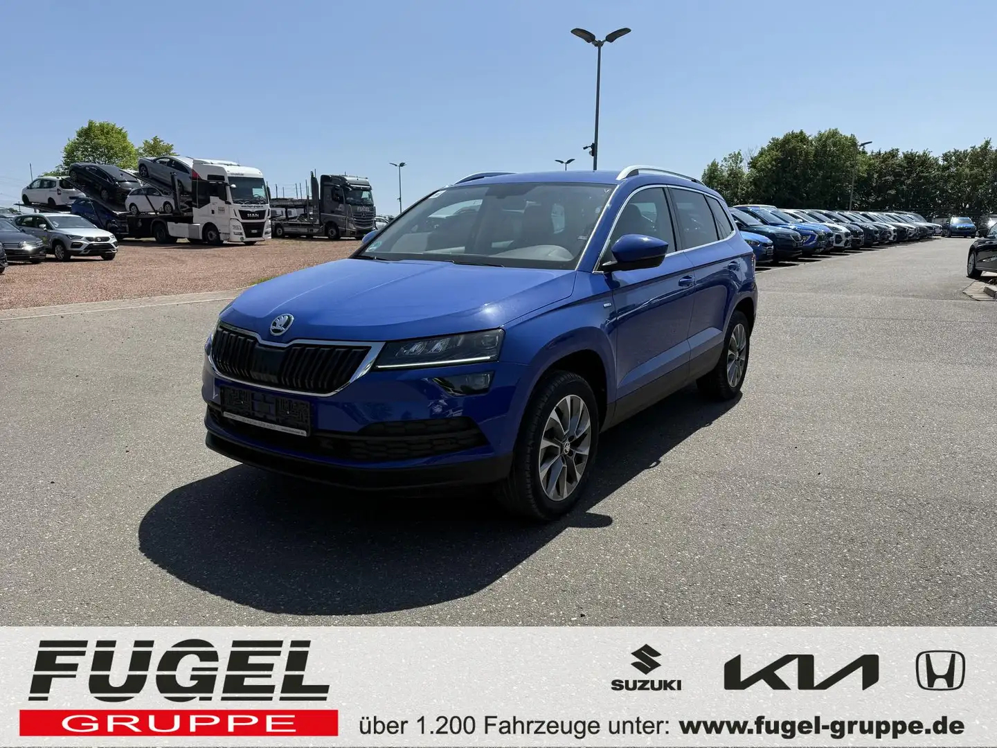 Skoda Karoq 1.0 TSI Clever LED|4xSHZ|Temp|PDC|Klimaaut. Blau - 1