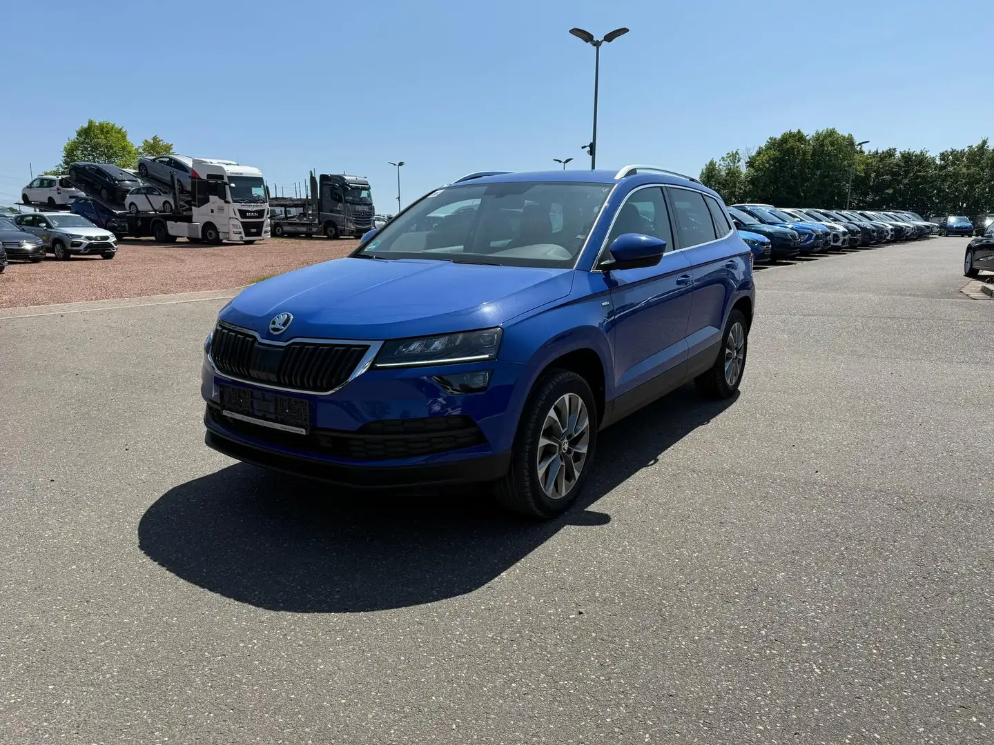 Skoda Karoq 1.0 TSI Clever LED|4xSHZ|Temp|PDC|Klimaaut. Blau - 2