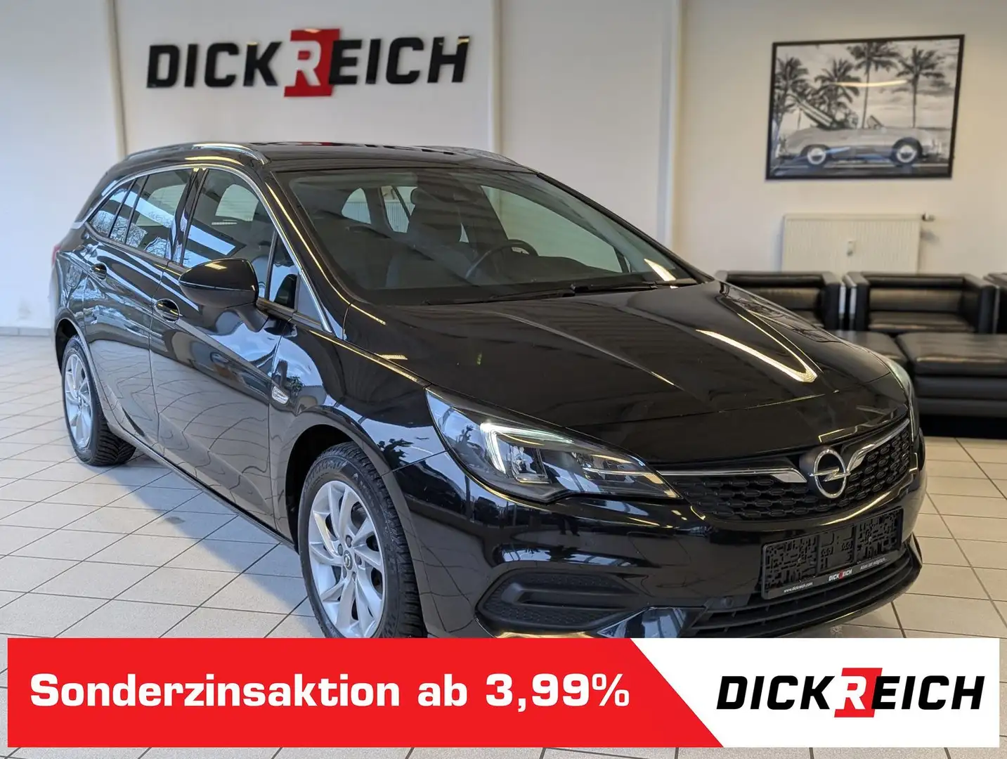 Opel Astra 1.5 CDTI Aut. Elegance Navi LED Kamera Noir - 1