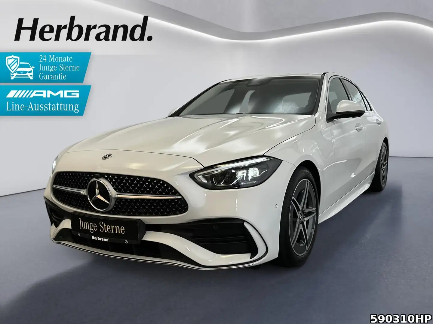 Mercedes-Benz C 300 AMG Line Ambiente Kamera Sitzhzg Weiß - 1