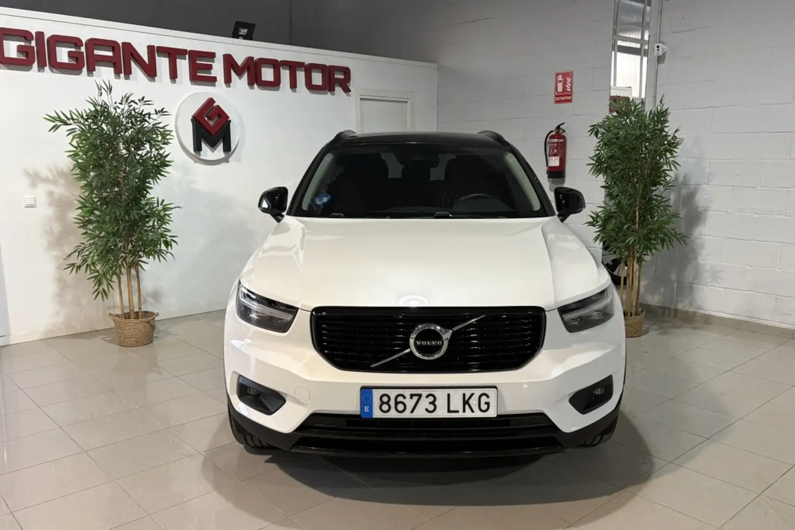 Volvo XC40 T4 Recharge R-Design Aut. Blanc - 2