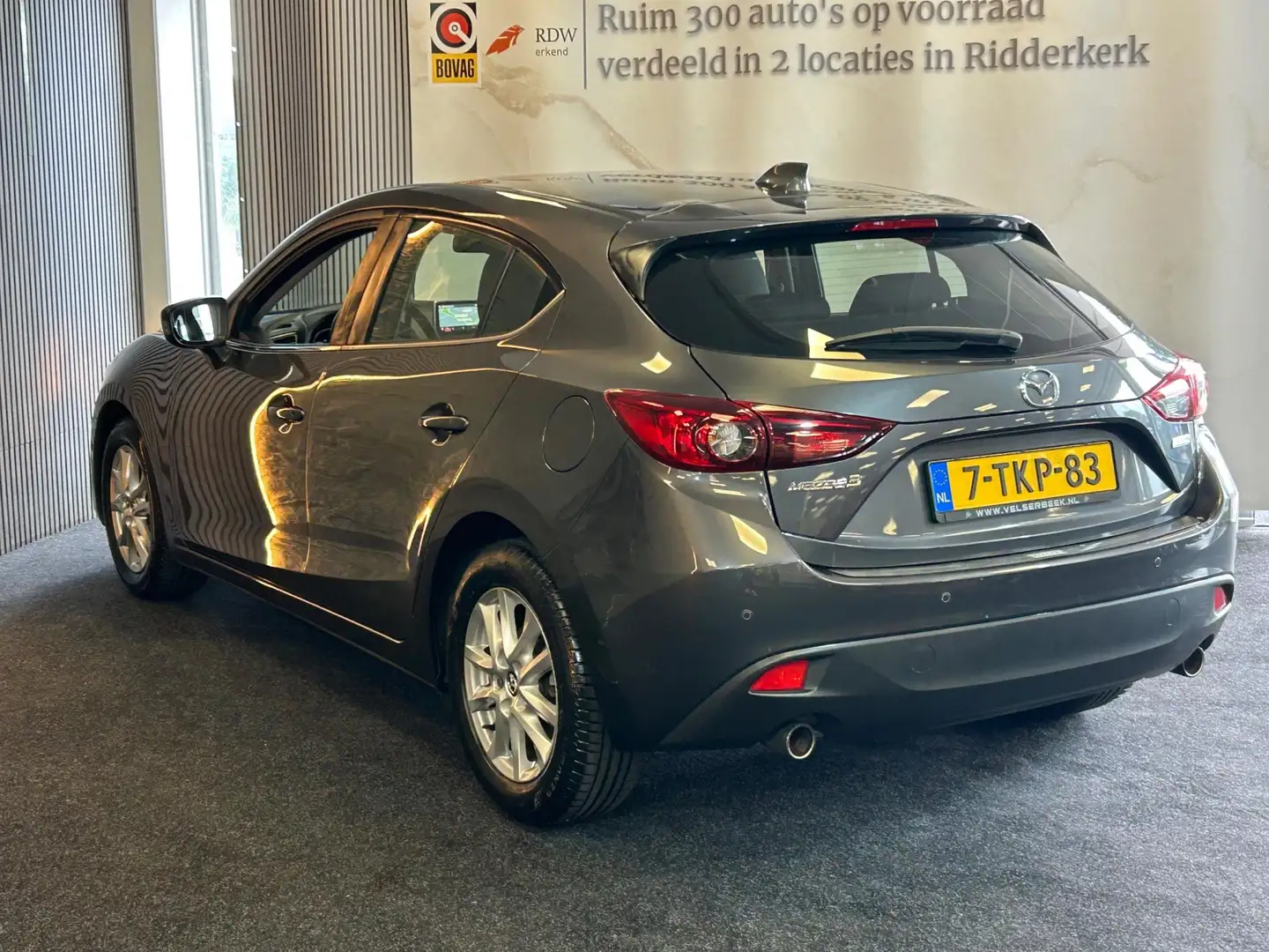 Mazda 3 2.0 Skylease|GARANTIE|1E EIG|NAP|NAVI|AIRCO| Gris - 2