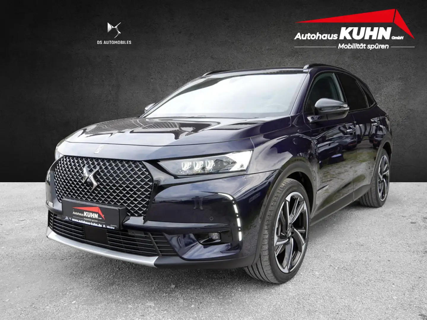 DS Automobiles DS 7 Crossback E-Tense Louvre 4x4 LED PANO Blau - 1