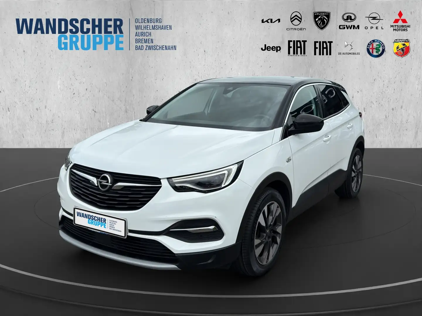 Opel Grandland 1.2 Turbo Business Innovation +Navi+LM Blanc - 1