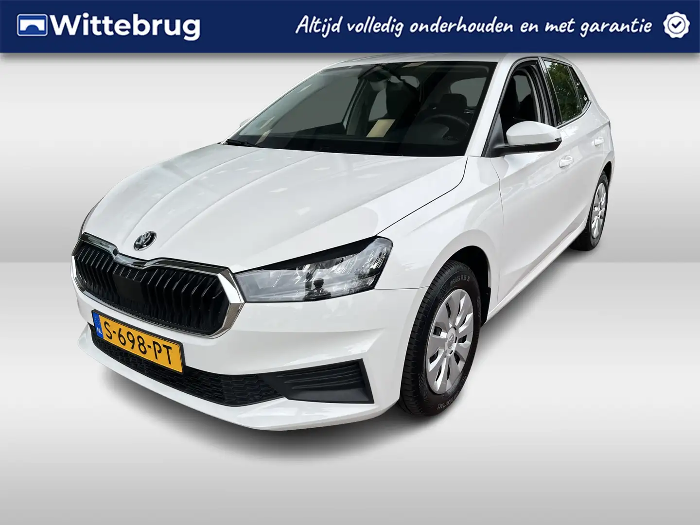 Skoda Fabia 1.0 TSI Ambition / Smart Link / Parkeersensoren / Wit - 1