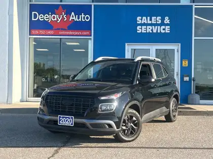 Black 2020 Hyundai Venue Preferred FWD SUV / Crossover Continuously Variable Transmission