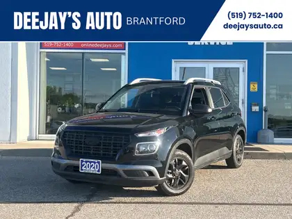 Black 2020 Hyundai Venue SUV / Crossover Automatic