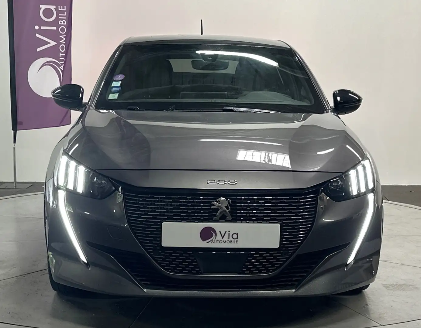 Peugeot 208 1.2 130 S\u0026amp;S EAT8 GT Pack / Distribution F Gris - 2