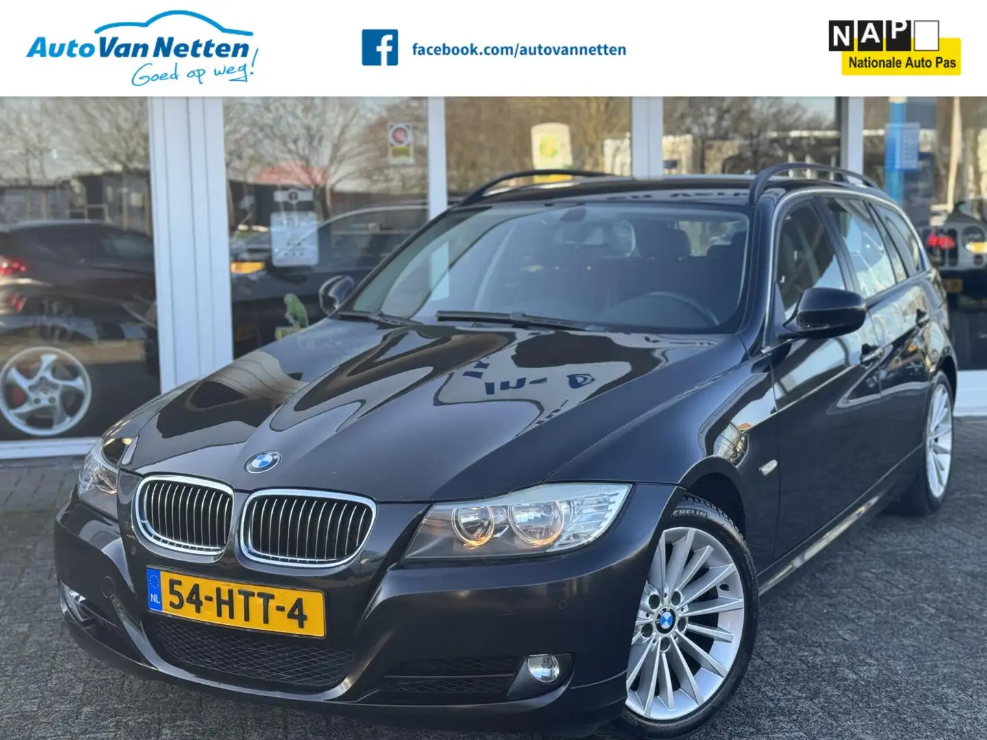 BMW 325 3-serie Touring 325i 218pk Automaat, High Executiv Noir - 1