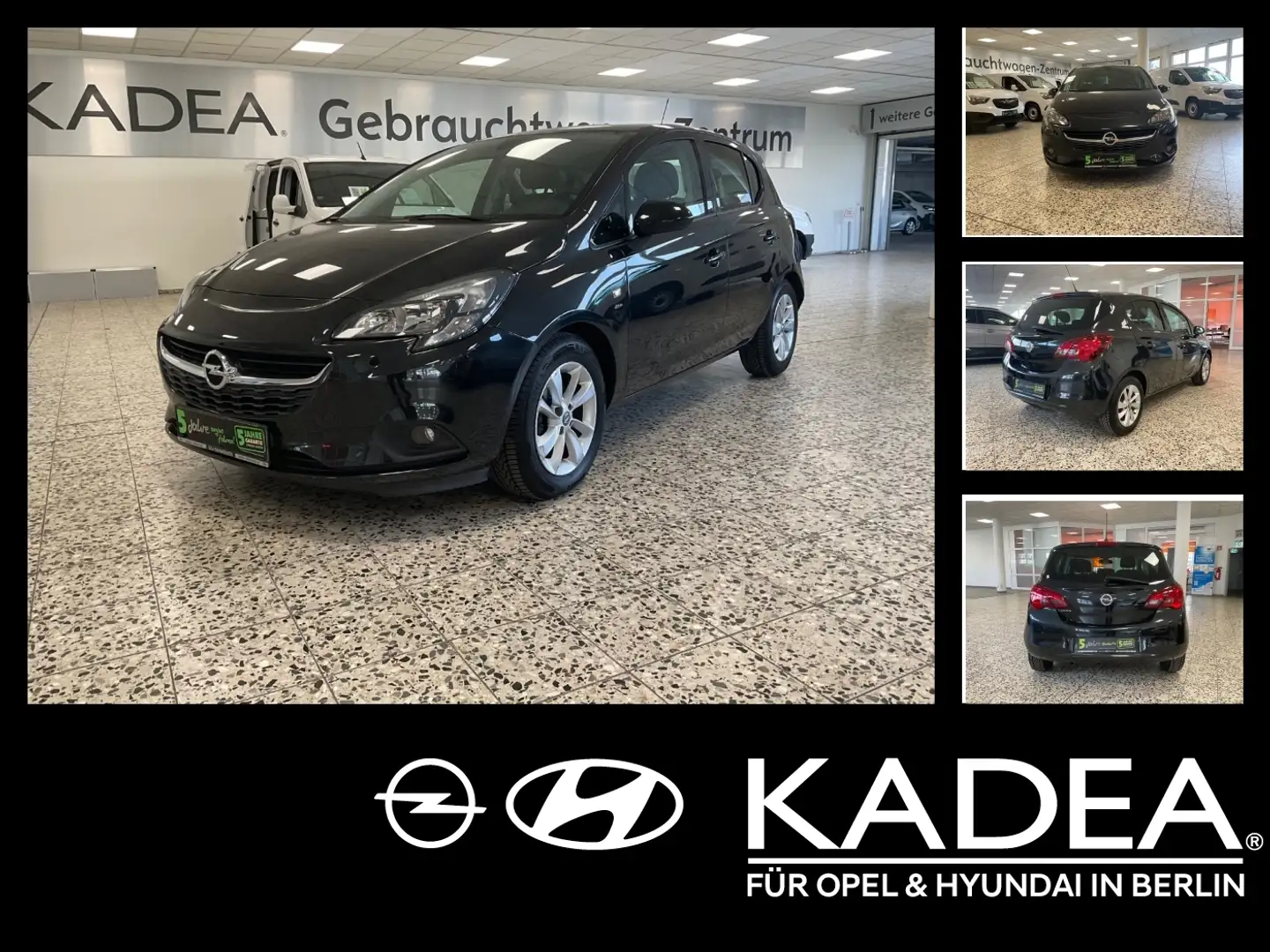 Opel Corsa E 1.2 Drive SHZ+Winterp.+LM+PDC Gris - 1