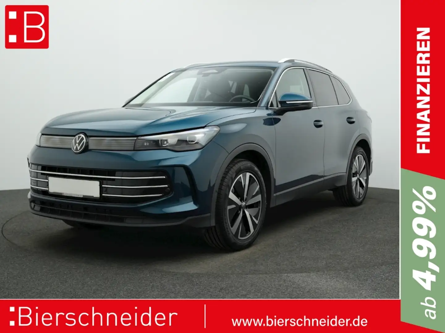 Volkswagen Tiguan 2.0 TDI DSG Elegance AHK NAVI ALU19 Blau - 1