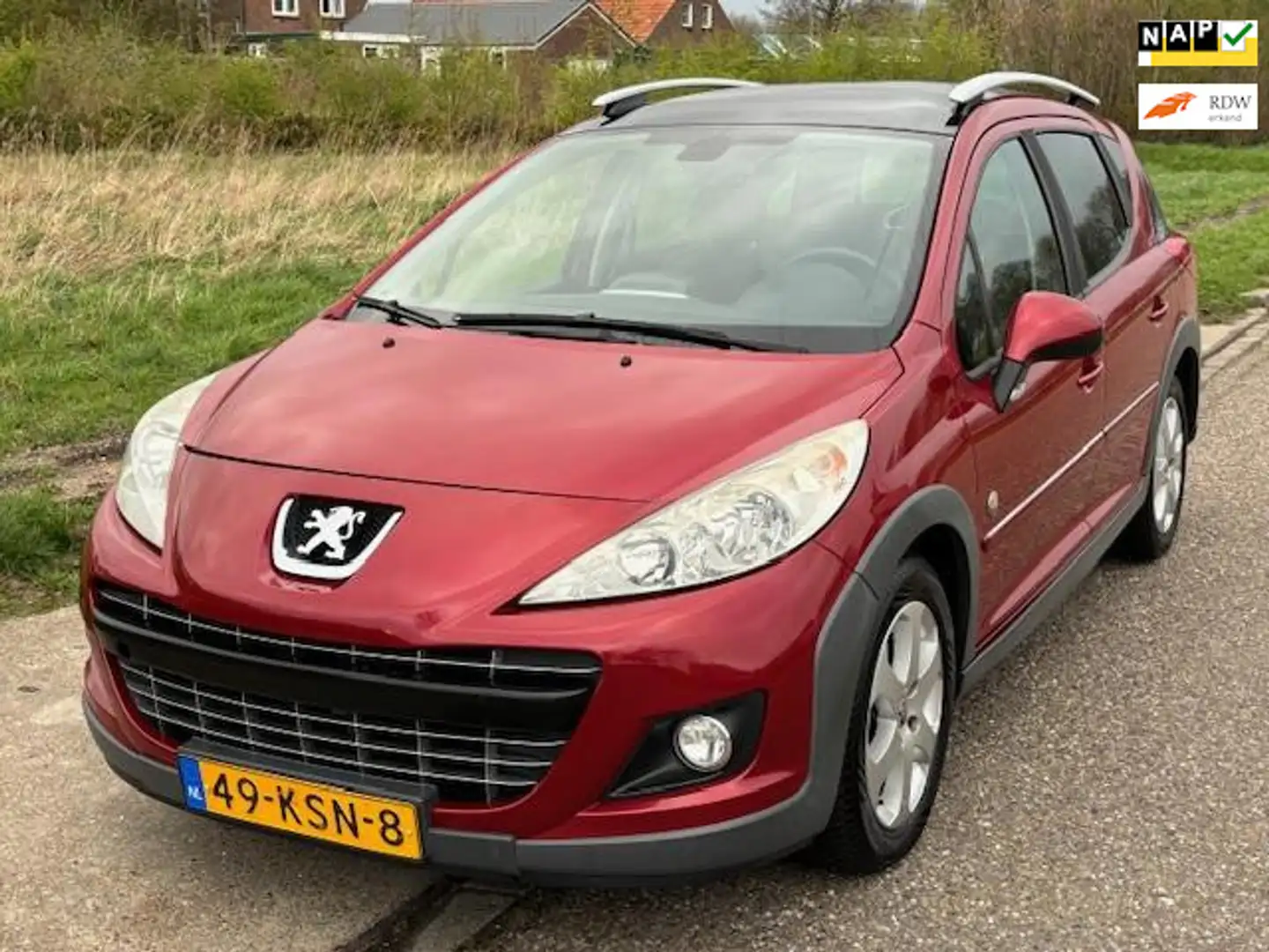 Peugeot 207 SW Outdoor 1.6 VTi LPG-G3! ECC Audio-CD/MP3 Elec p Rojo - 1