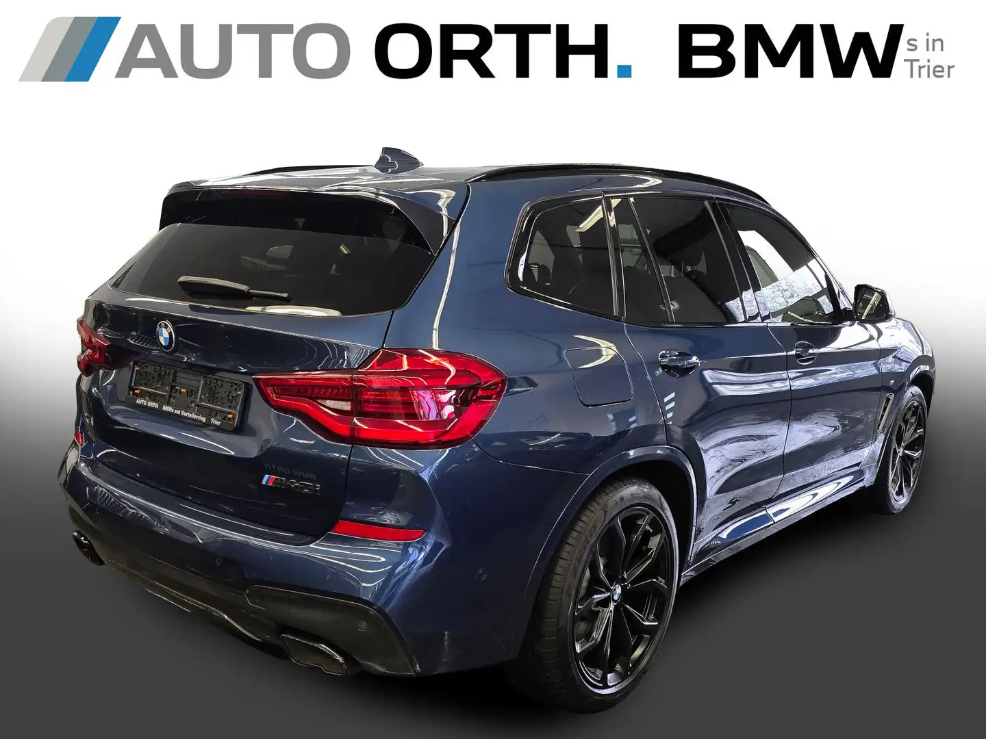 BMW X3 M i T-LEDER NAVI-PROF. PANO HUD ACC 360° h/k Bleu - 2