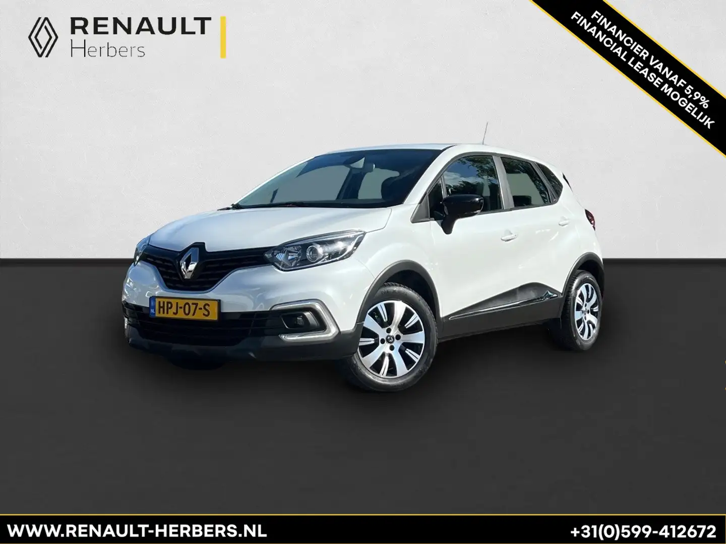 Renault Captur 0.9 TCe Zen / PDC / NAVI / ECC / STOELVERW Blanc - 1