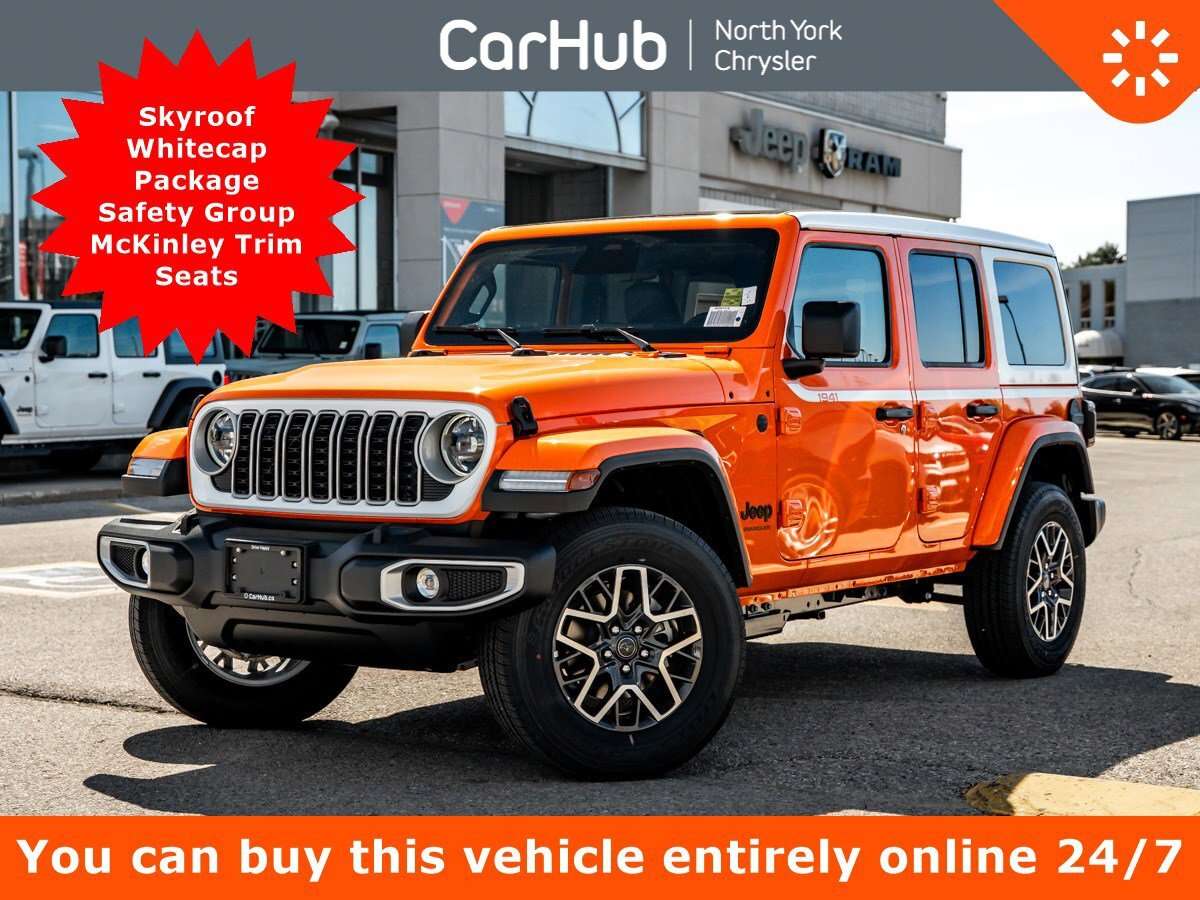 2026 Jeep Wrangler Sahara 4 Door 4x4 Skyroof Whitecap Package Safety