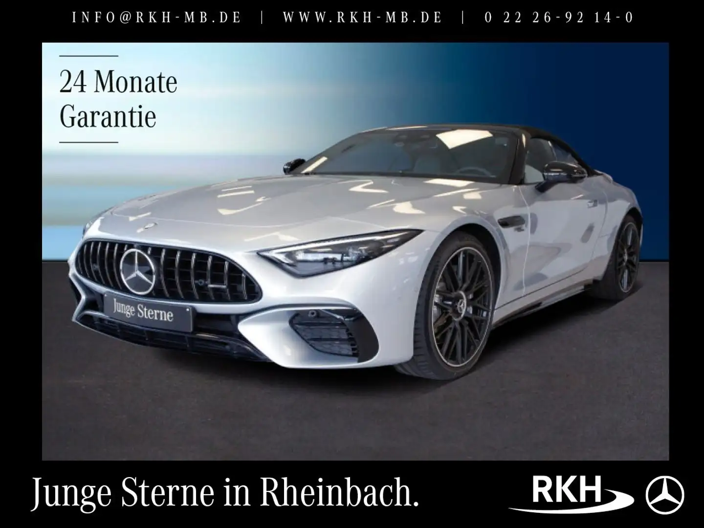 Mercedes-Benz SL 43 AMG AMG SL 43 Night/Distron/360°/Memory/Burm/Head-Up Argent - 1
