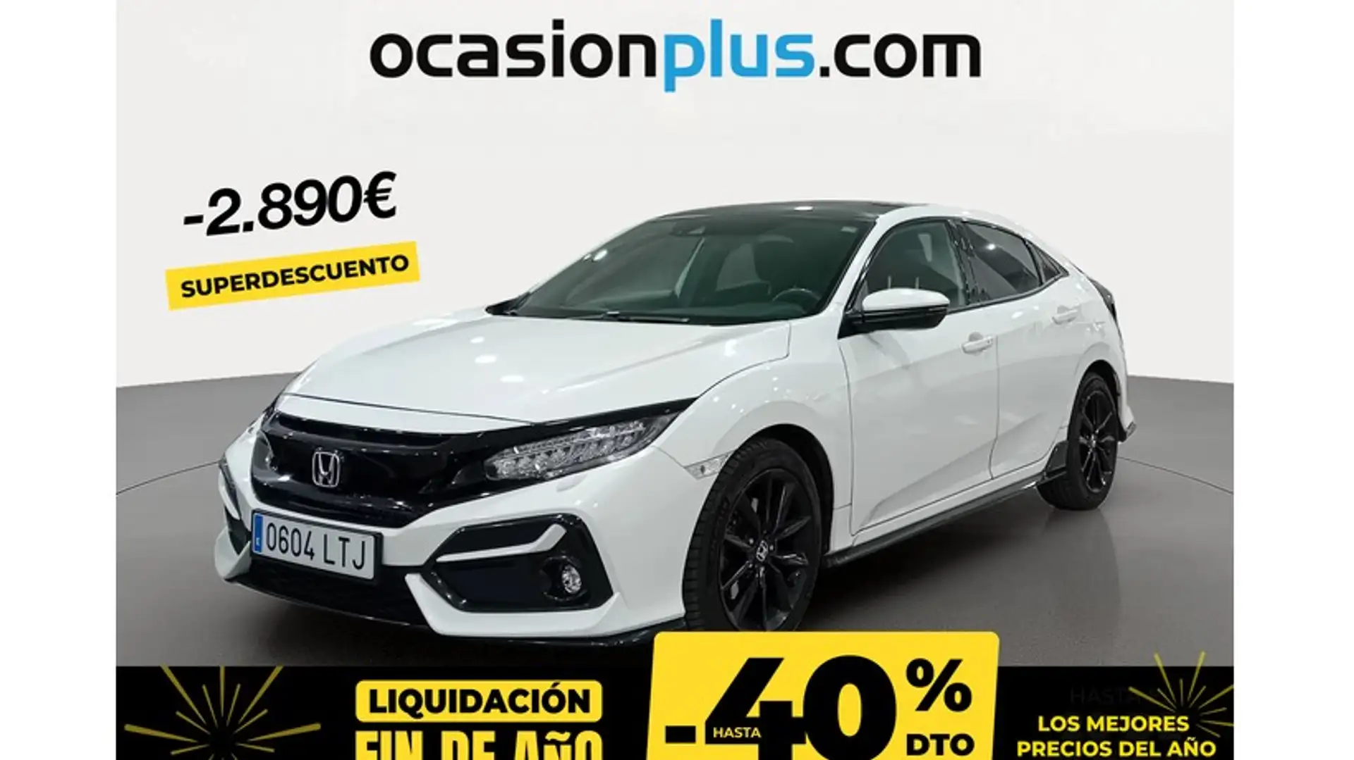 Honda Civic 1.5 VTEC Turbo Sport Plus Blanc - 1