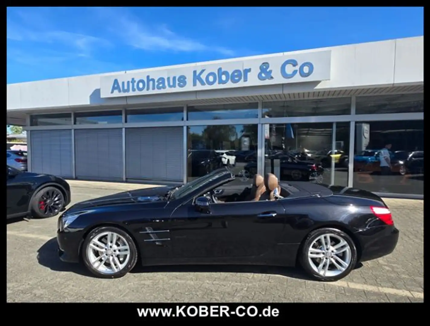Mercedes-Benz SL 500 LEDER+NAVI+AIRCARF+DISTRONIC+GARANTIE+LM Schwarz - 2