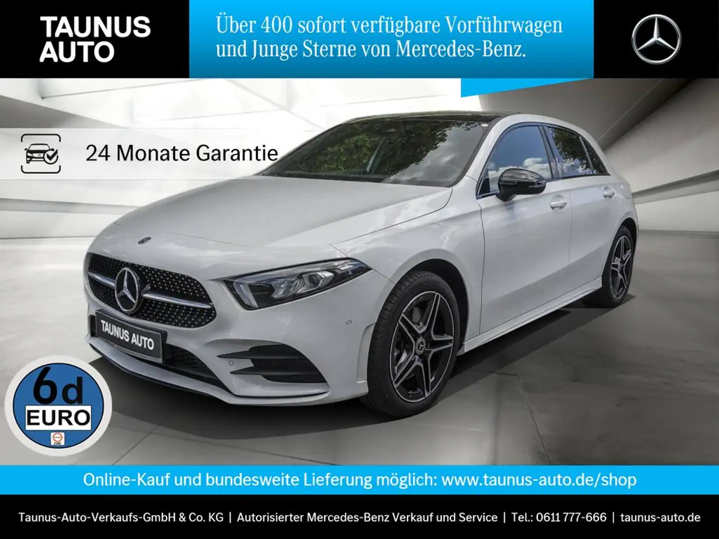Mercedes-Benz A 250 e AMG-LINE NIGHT MBUX PANO AMBIENTE LED Blanc - 1