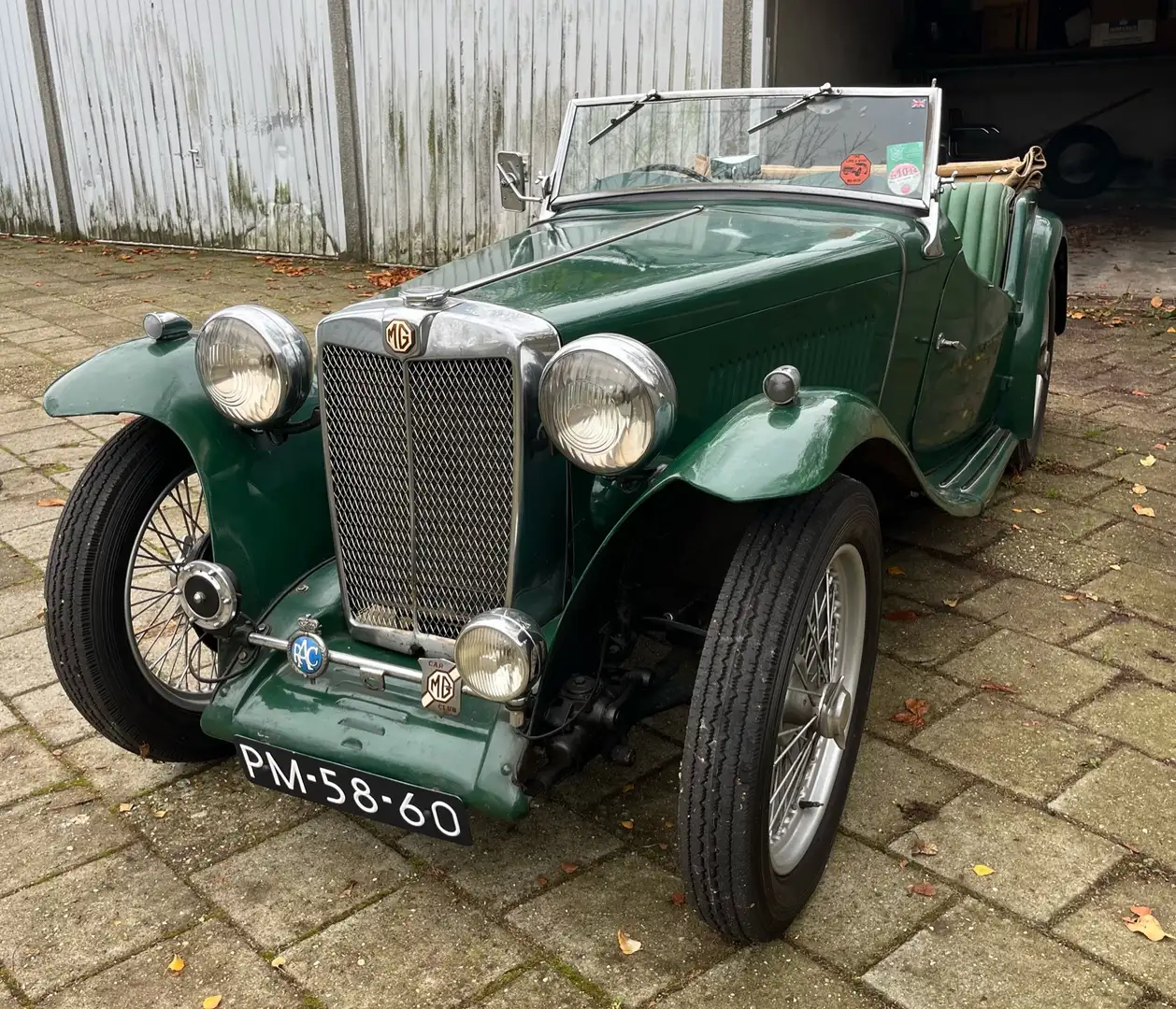 Oldtimer MG Tc Vert - 2