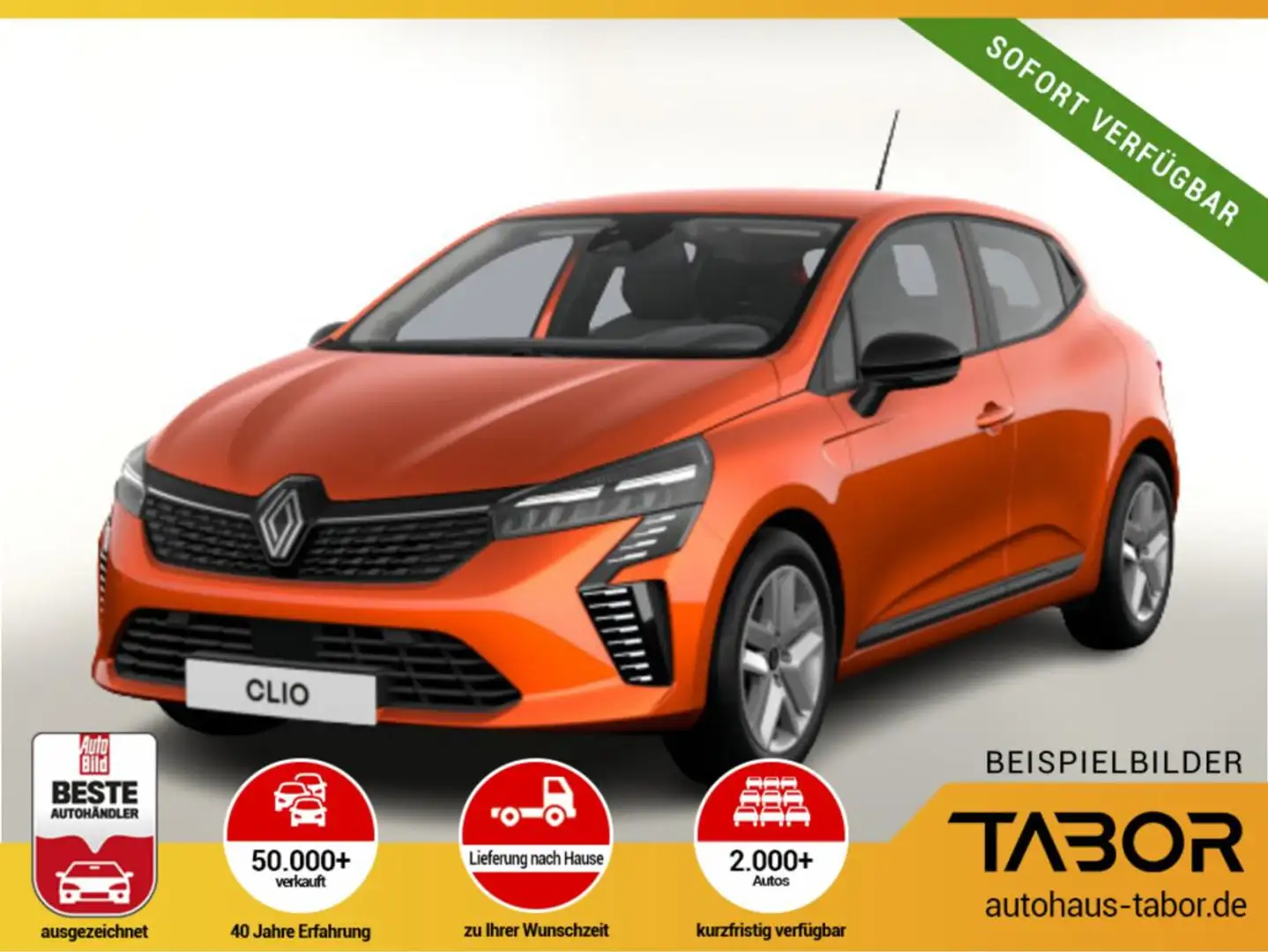 Renault Clio Techno Eco-G 100 Kam PDC vo/hi SHZ PDC Nav Orange - 1