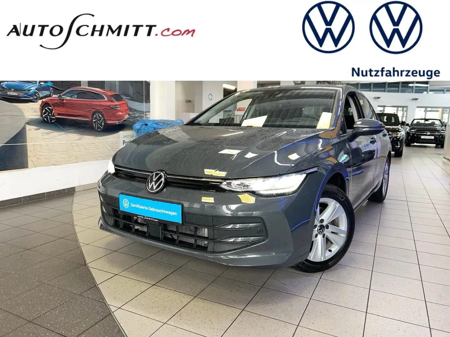Volkswagen Golf Life 1.5 eTSI DSG 1,99%+LED+HUD+NAVI+SITZHZG+ACC Grau - 1