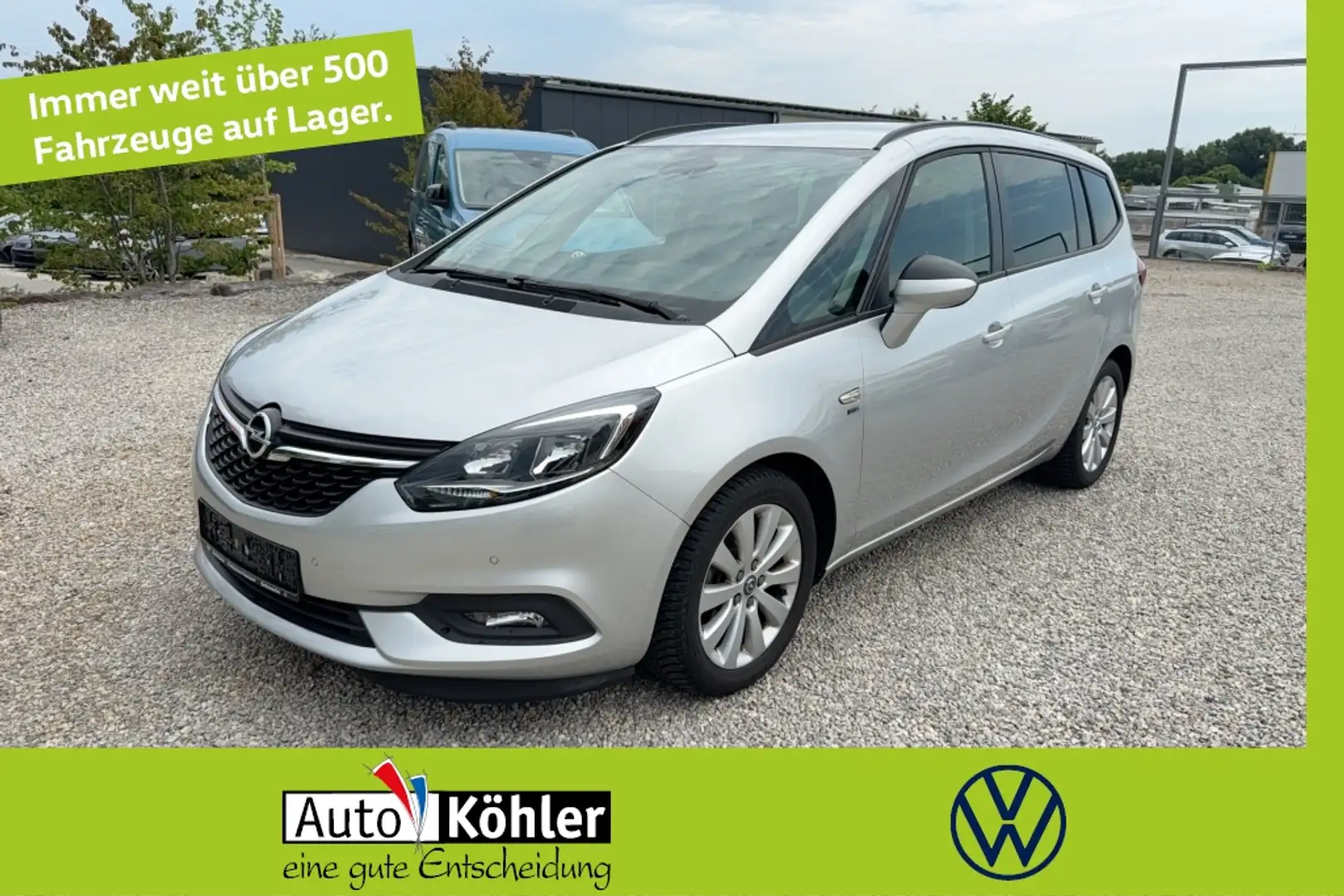 Opel Zafira 1.6 SIDI Turbo Nur für Gewerbe und Export Zilver - 1