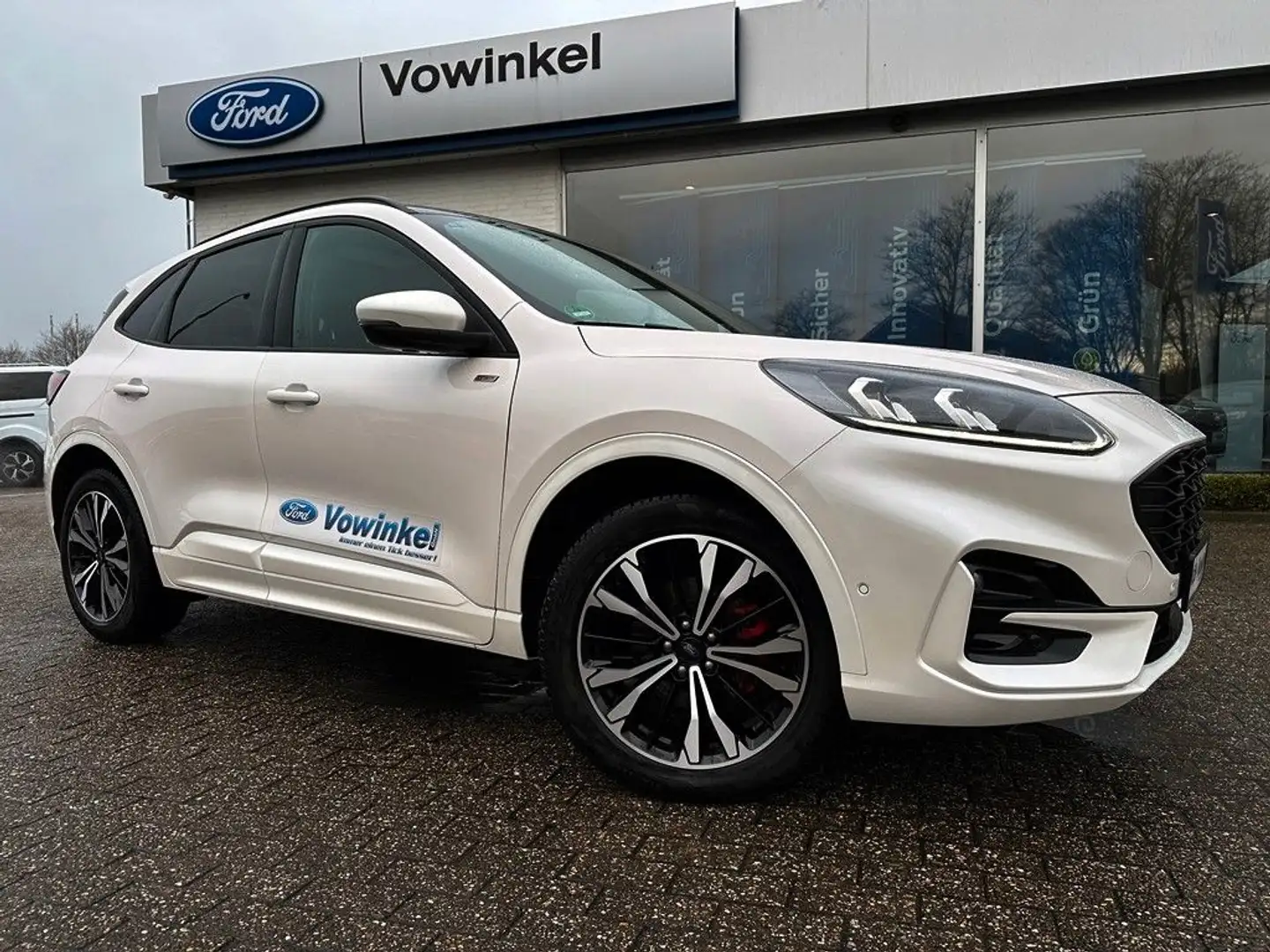 Ford Kuga KUGA ST-LINE X PHEV Pano+LED+iACC+AHK.schwenkbar Blanc - 1