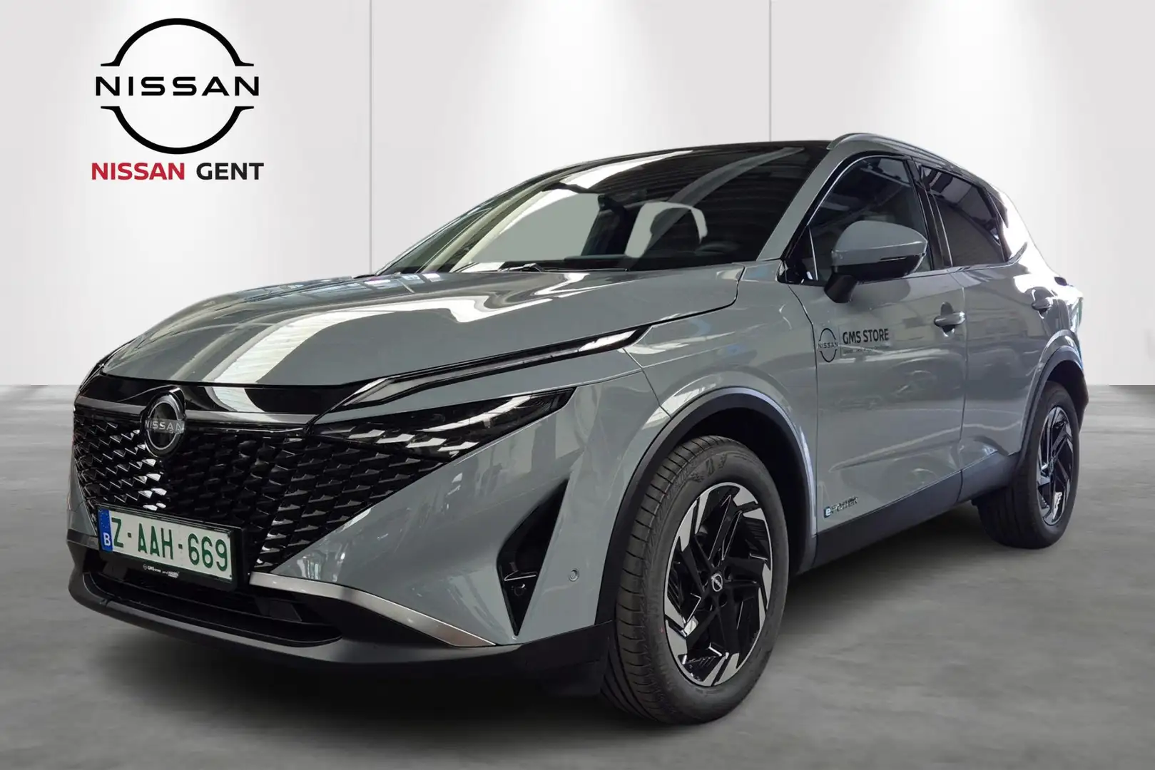 Nissan Qashqai E-Power HYBRIDE Pano dak + Zetelverwarming + 360 C Gris - 1