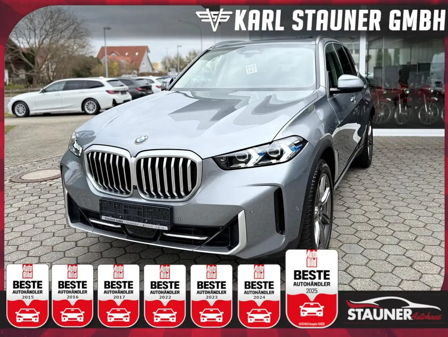 BMW X5 30 d xDrive HARMAN/KARDON AHK PANO Grau - 1