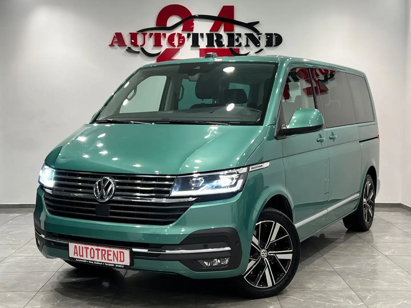 Volkswagen T6 Multivan Generation Six 4 Motion VIRTUAL+AHK Verde - 1