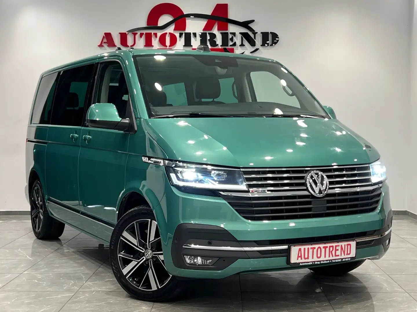 Volkswagen T6 Multivan Generation Six 4 Motion VIRTUAL+AHK Verde - 2