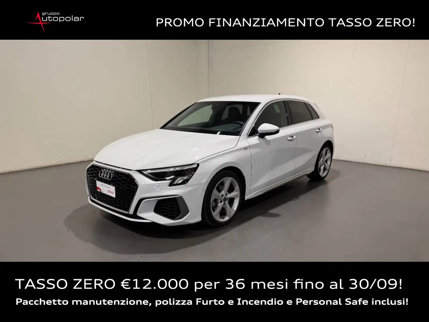 Audi A3 SB 35 TDI S LINE EDITION S-TRONIC Bianco - 1